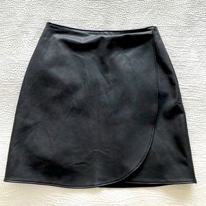 Abercrombie Faux leather skirt